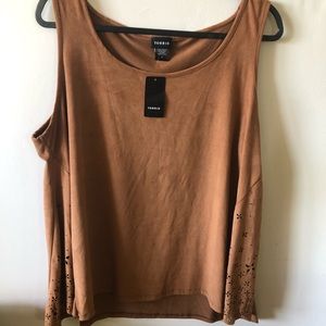 Torrid Suede Brown Tank